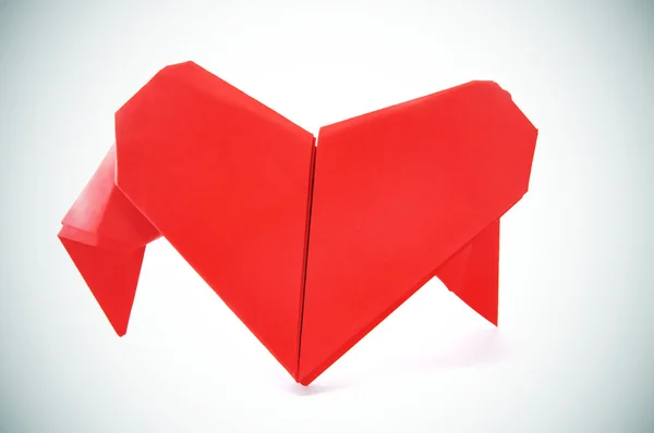 Papper hjärtan — Stockfoto