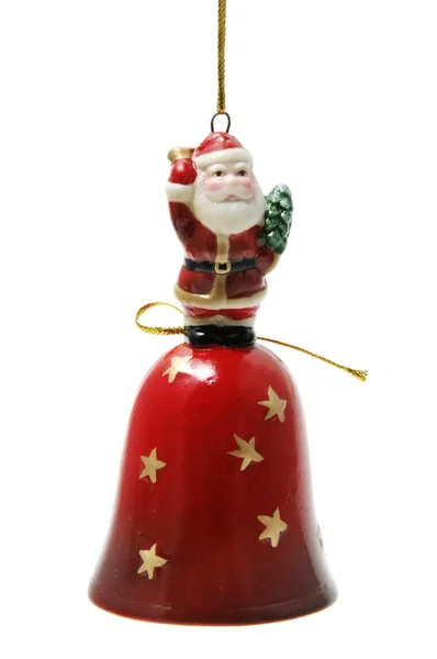 Santa claus dzwon — Zdjęcie stockowe