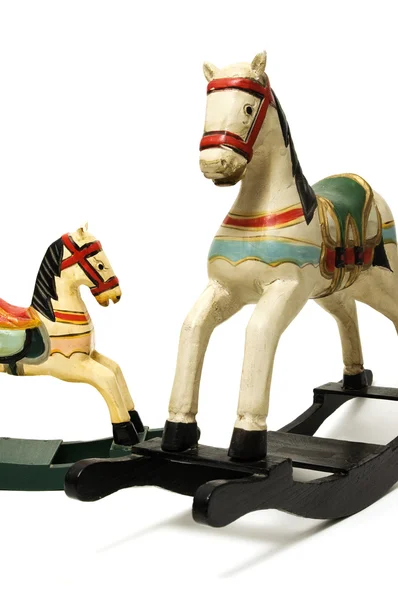 Speelgoed paarden — Stockfoto