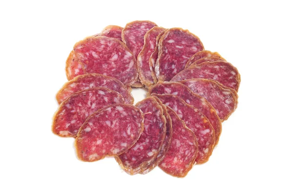 Salchichon, Spaanse salami — Stockfoto