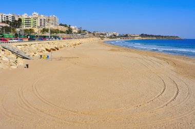 Miracle Beach in Tarragona, Spain clipart