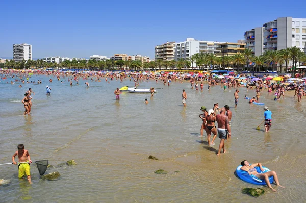 Llevant Beach, em Salou, Espanha — Fotografia de Stock
