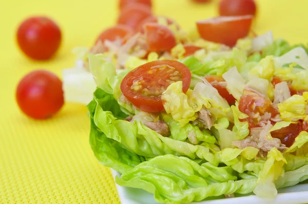 Prato com salada — Fotografia de Stock