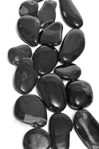 Černé kameny — Stock fotografie