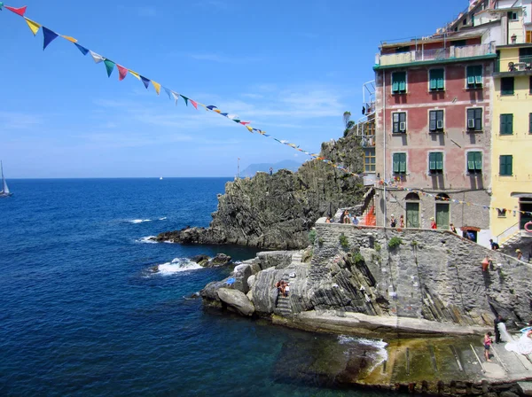 Village on Italian Coast — Stock Photo, Image