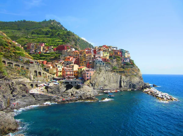 Village sur la côte italienne — Photo