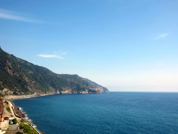 Dorf an der italienischen Küste — Stockfoto