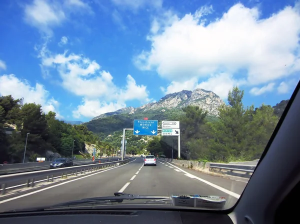Дорога в Монако — стокове фото
