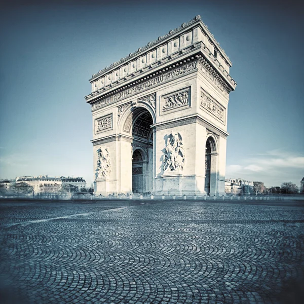 Arc de triomphe ile özel fotoğraf işleme — Stok fotoğraf