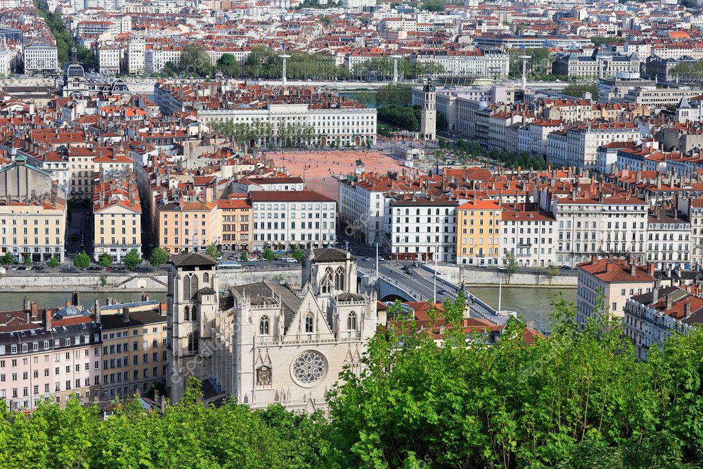 Lyon city in summer Stock Photo by ©vwalakte 11642665