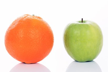 Apple and Orange clipart