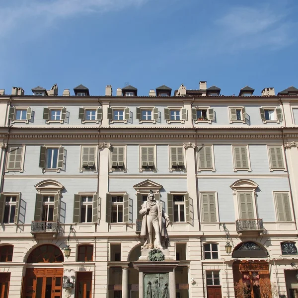 Piazza Carignano, Torino — Fotografie, imagine de stoc