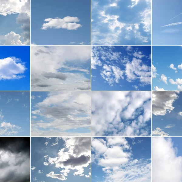 Stock image Blue sky collage