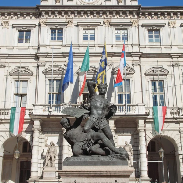 stock image Conte Verde statue