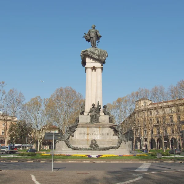 Vittorio emanuele ii statua — Zdjęcie stockowe
