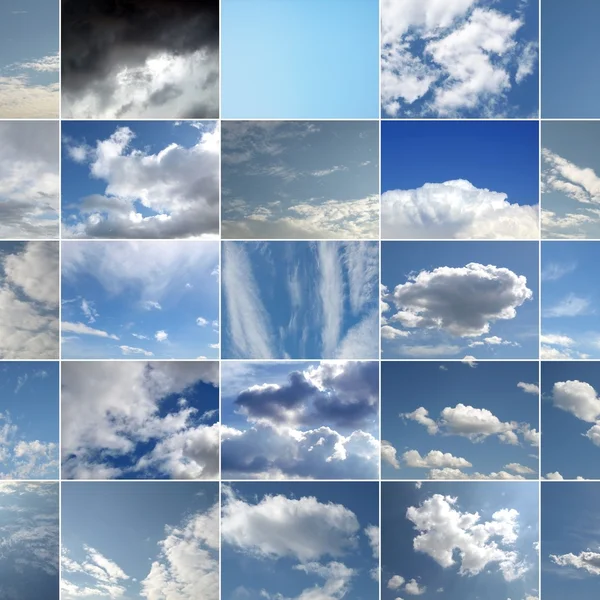 Stock image Blue sky collage