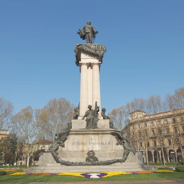 Estatua de Vittorio Emanuele II — Foto de Stock
