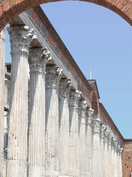 Colonne di San Lorenzo, Milano — Foto Stock