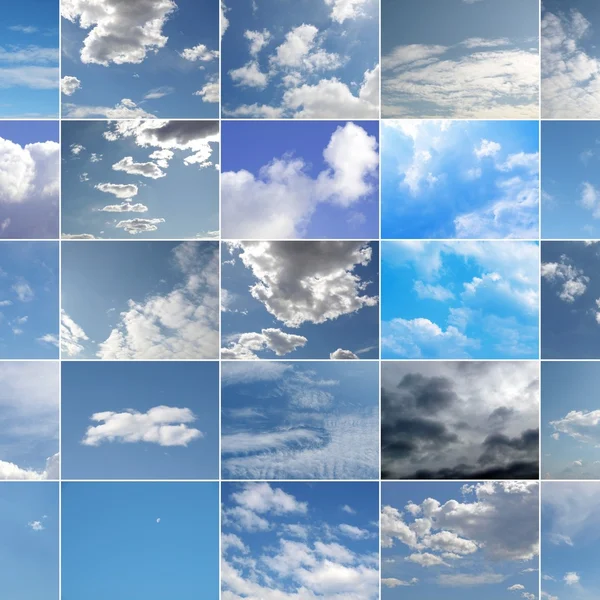 stock image Blue sky collage