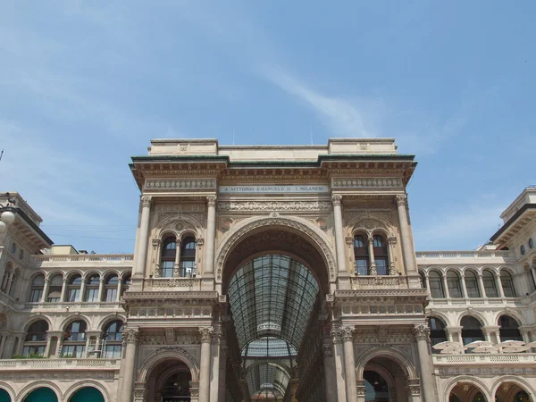 Galleria vittorio emanuele ii, Mediolan — Zdjęcie stockowe