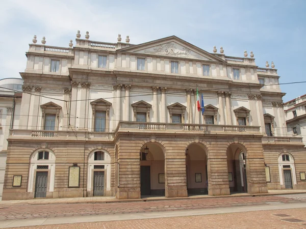 Teatro alla Scala, Milan — Stock Photo, Image