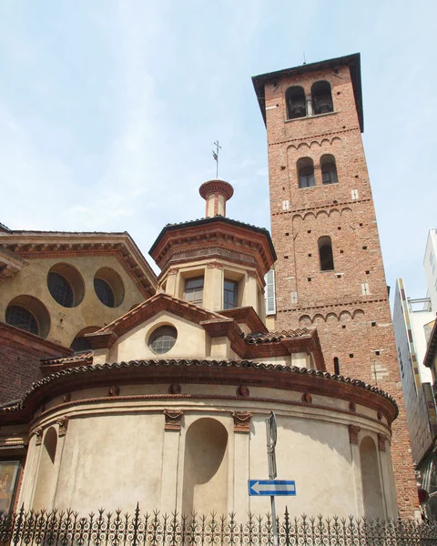 サンタ・マリア ・ satiro 教会、ミラノ — ストック写真