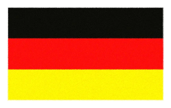 Die deutsche Nationalflagge — Stockfoto