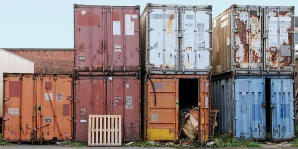 Hajózási konténerek — Stock Fotó