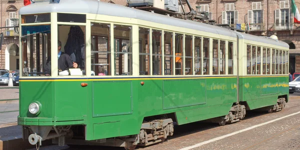 Old tram in Turin Royalty Free Stock Photos