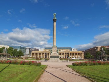 Schlossplatz (Castle square), Stuttgart clipart