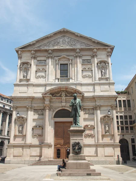 Iglesia de San Fedele, Milán — Foto de Stock