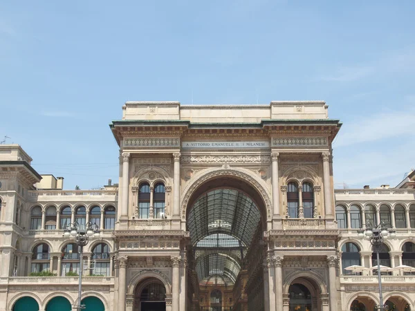 Galleria Vittorio Emanuele II, Milán —  Fotos de Stock