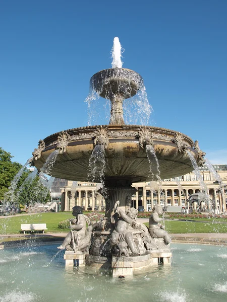 Schlossplatz (Piazza del Castello), Stoccarda — Foto Stock