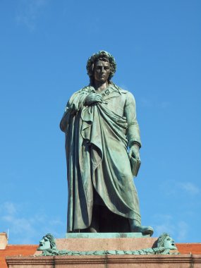 Schiller statue, Stuttgart clipart