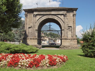 Arch of August Aosta clipart