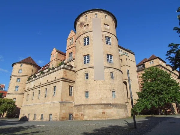 Altes Schloss (gamle slot) Stuttgart - Stock-foto
