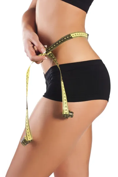 Perfect shape of beautiful hips — Stock Photo, Image