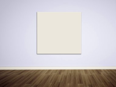 Modern Sanat Galerisi boş resim duvar