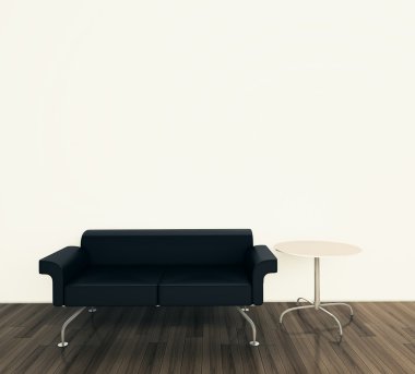 minimal modern iç kanepe ve tablo