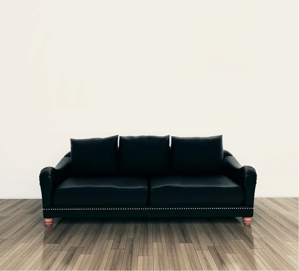 Sofá interior moderno mínimo —  Fotos de Stock