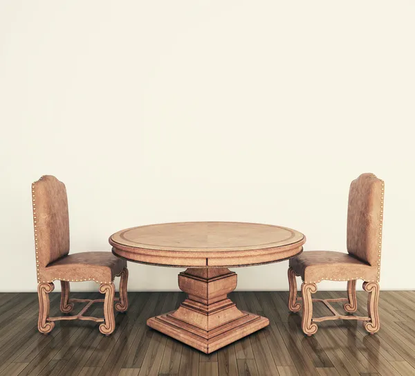 室内桌子和椅子 — 图库照片#
