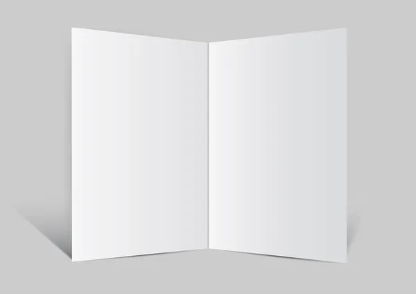 关门的单张张空白的纸矢量背景 — 图库矢量图片#
