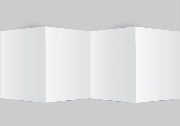 Primo piano di un foglio bianco sfondo vettoriale carta bianca — Vettoriale Stock