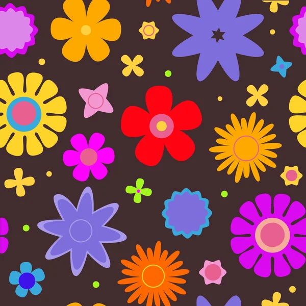 Flower background design pattern in vector — Stock Vector