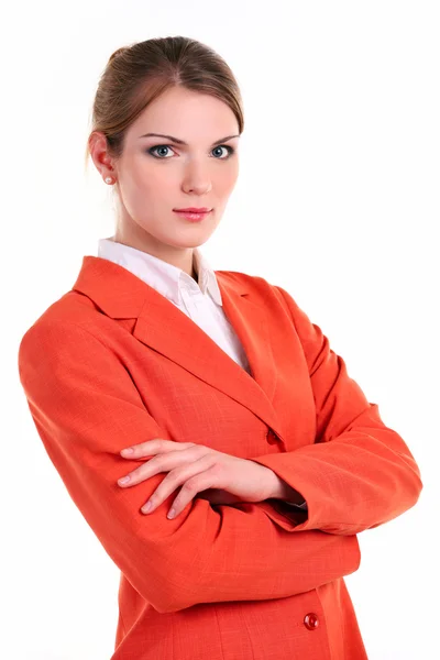 Portret van een jonge zakenvrouw — Stockfoto