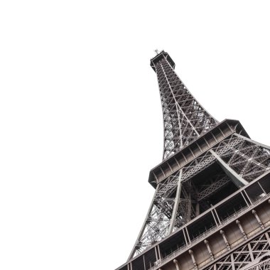 Eiffel Tower from bottom clipart