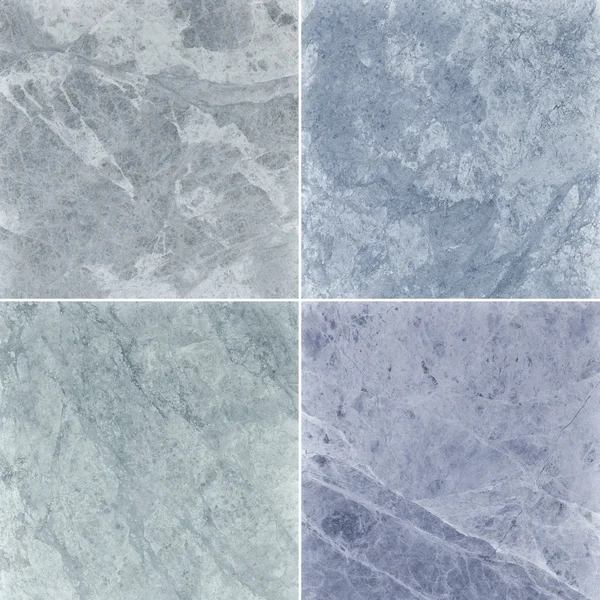 Fyra olika marmorstrukturer. (high.res).) — Stockfoto