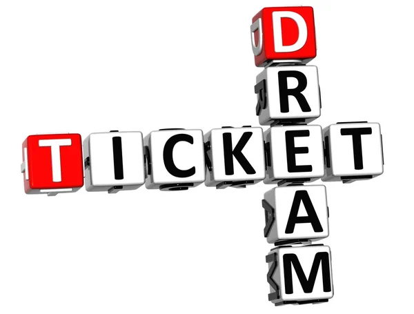 Mot croisé 3D Dream Ticket — Photo