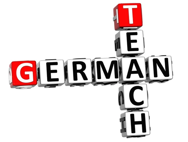 stock image 3D Teach German Crossword