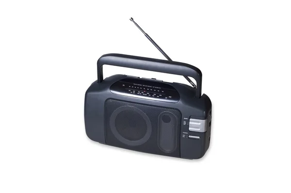 Radio on battery — Stock Photo, Image